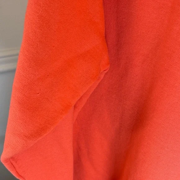 Champion Men's Bold Orange Crewneck Sweater - Picture 4 of 5